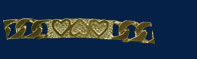 Link Bracelet with heart detail